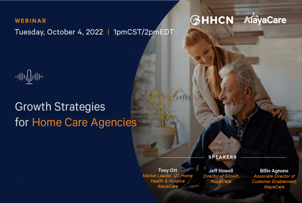 Growth strategies for home care agencies webinar banner