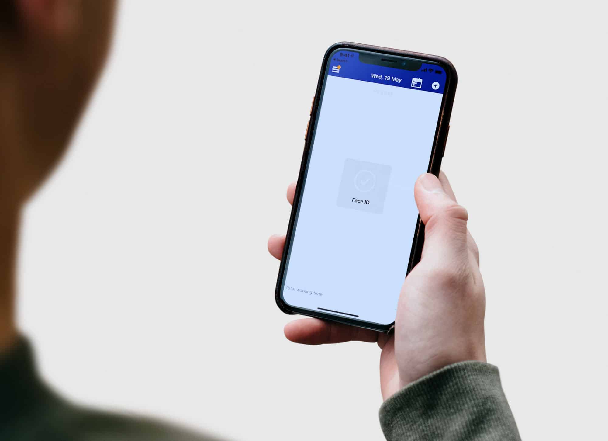 AlayaCare Mobile App Biometric Authentication - iOS Face ID enabled