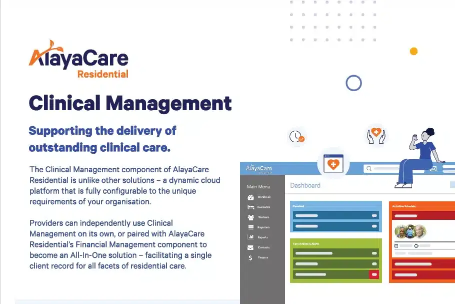 AlayaCare Residential: Clinical Management