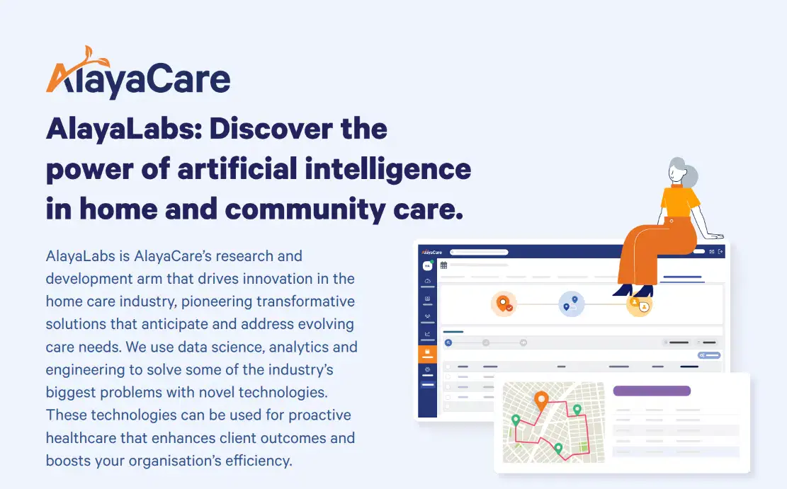 AlayaLabs: Discover the power of artificial intelligence in home and community care.
