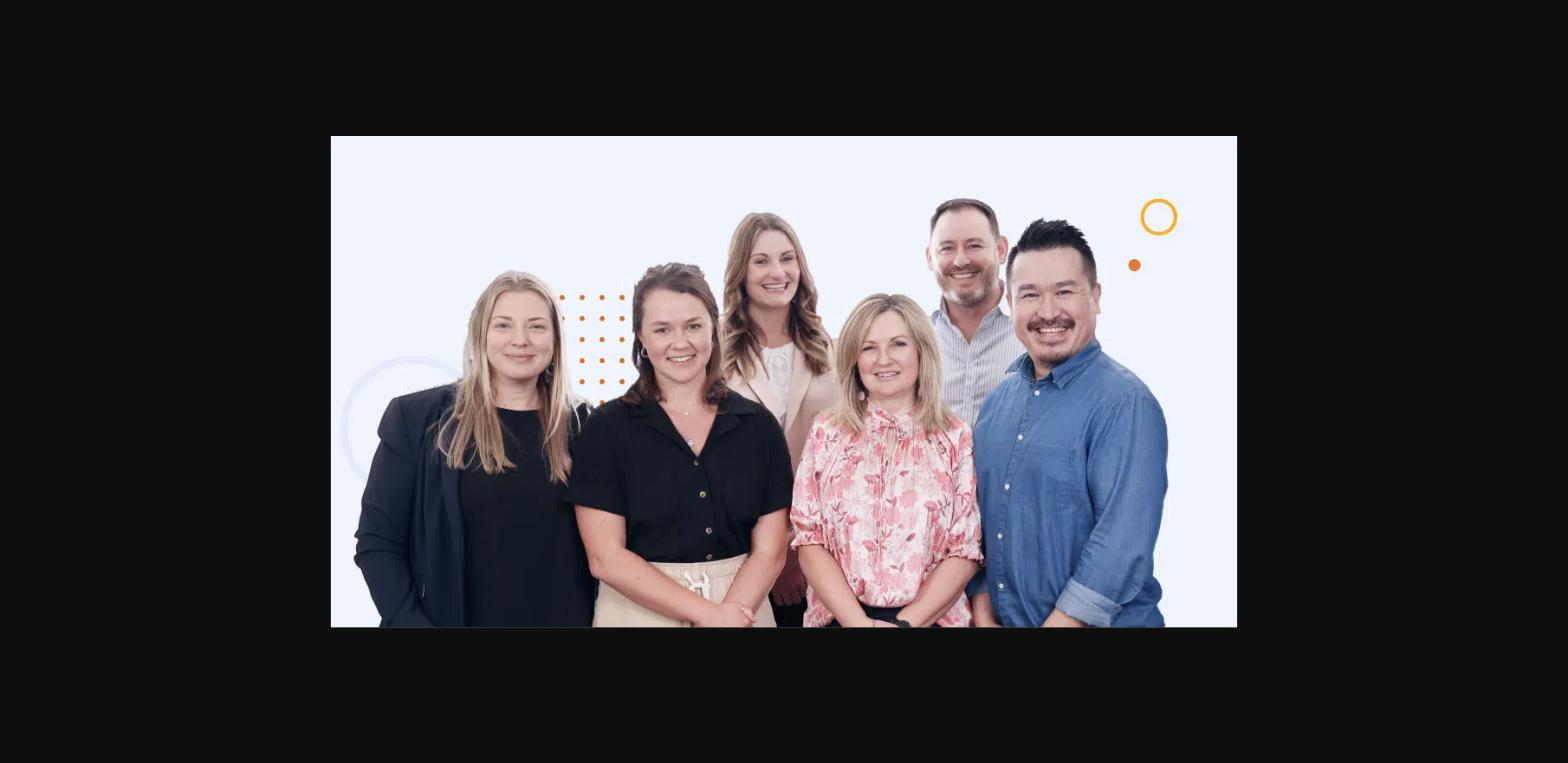 Paolo Tan (right) and other members of the AlayaCare team 
