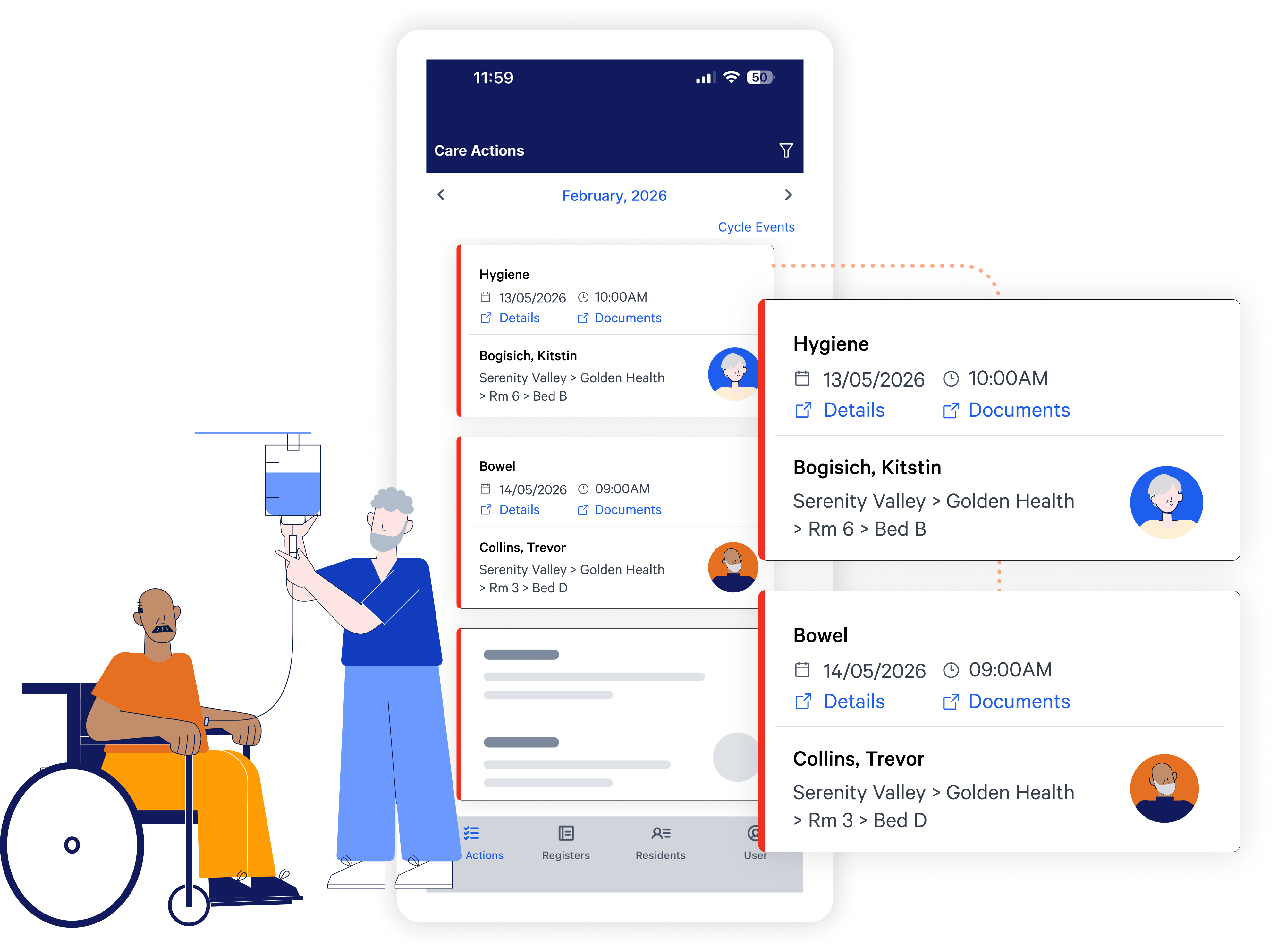 AlayaCare Mobile App for Caregivers